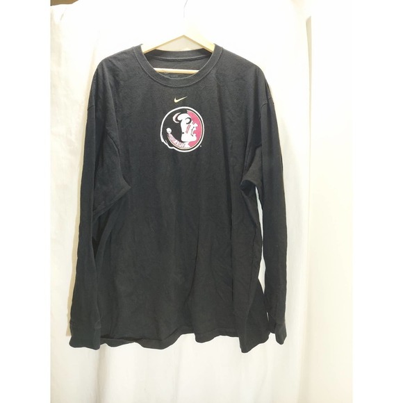Nike Other - Nike Florida State Indians Black Long Sleeve TShirt  2XL